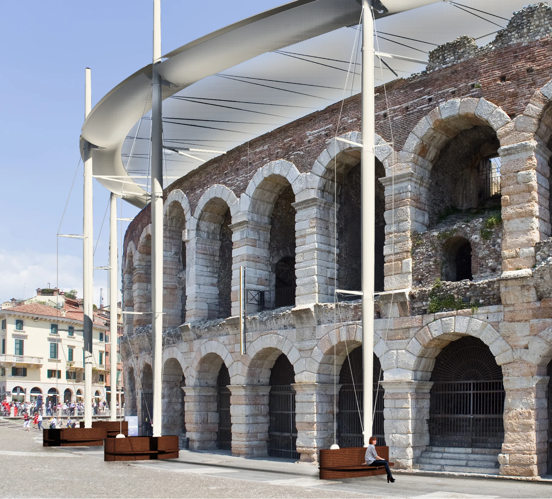 Arena di Verona — vista del progetto