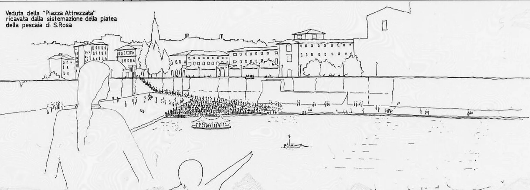 Parco lineare sull’Arno — vista del progetto